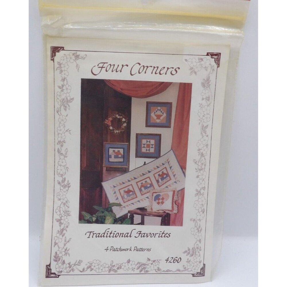 Four Corners "Traditional Favorites" 4 Quilt Patterns NOS VTG 1987
